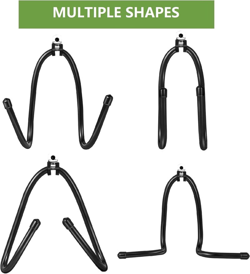 AHOSOUTLY Bow Hanger Display Archery Rack Bow Wall Mount Holder Wall Hook Stand Bow Hold up to 22 Lbs Rubber Protection and No Scratches - Image 5